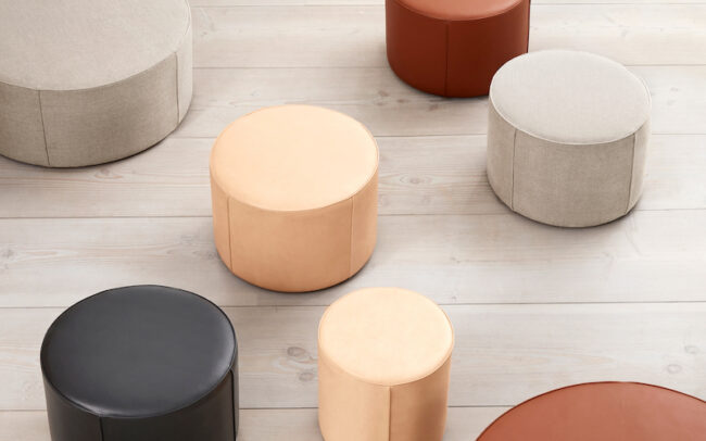 Fredericia Mono Pouf Ø39