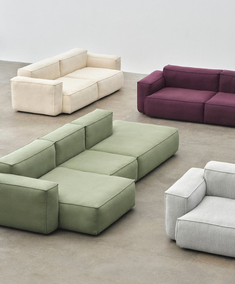 Mags Soft Low armrest with removable cover by HAY
