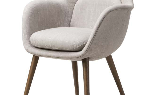 Fredericia Swoon Dining Armchair Wood Base