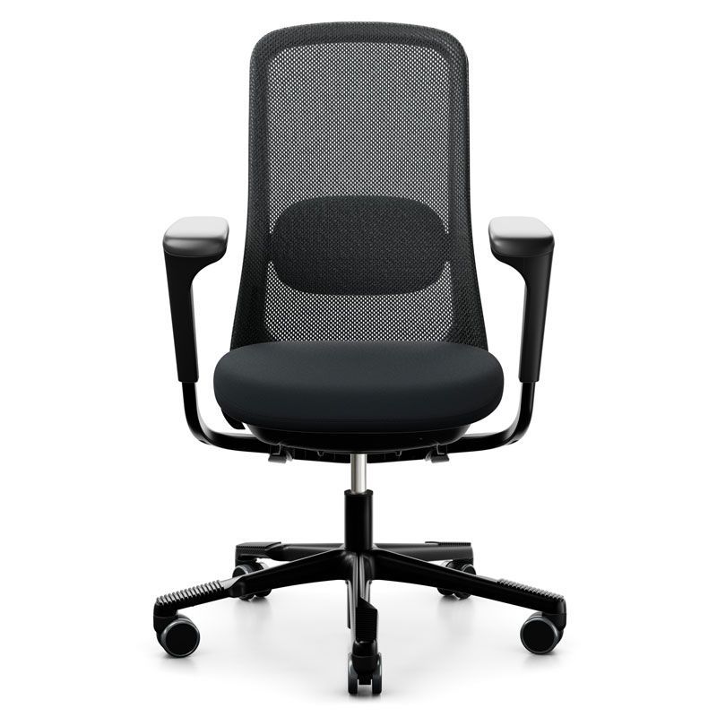 HÅG Sofi - Black Upholstered High Back Taskchair