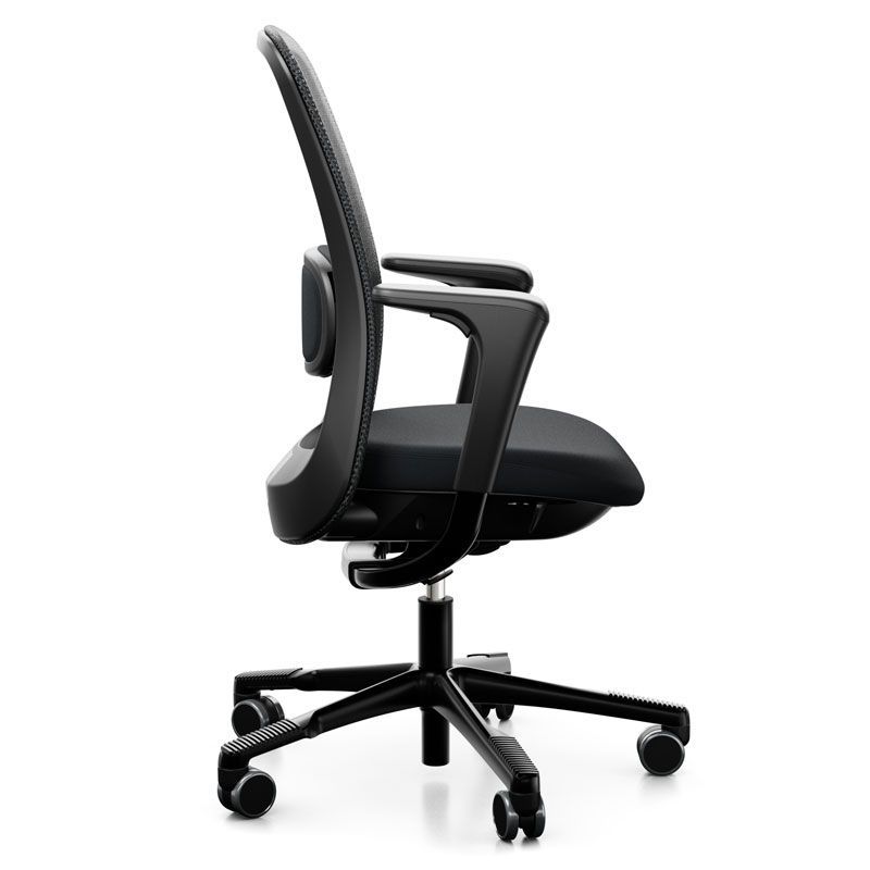 HÅG Sofi - Black Upholstered High Back Taskchair