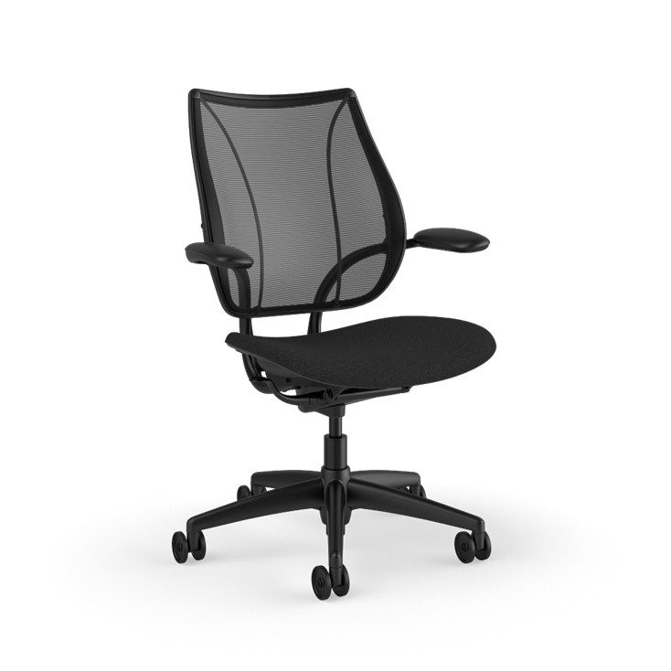 Liberty Task Chair Black Frame and Trim