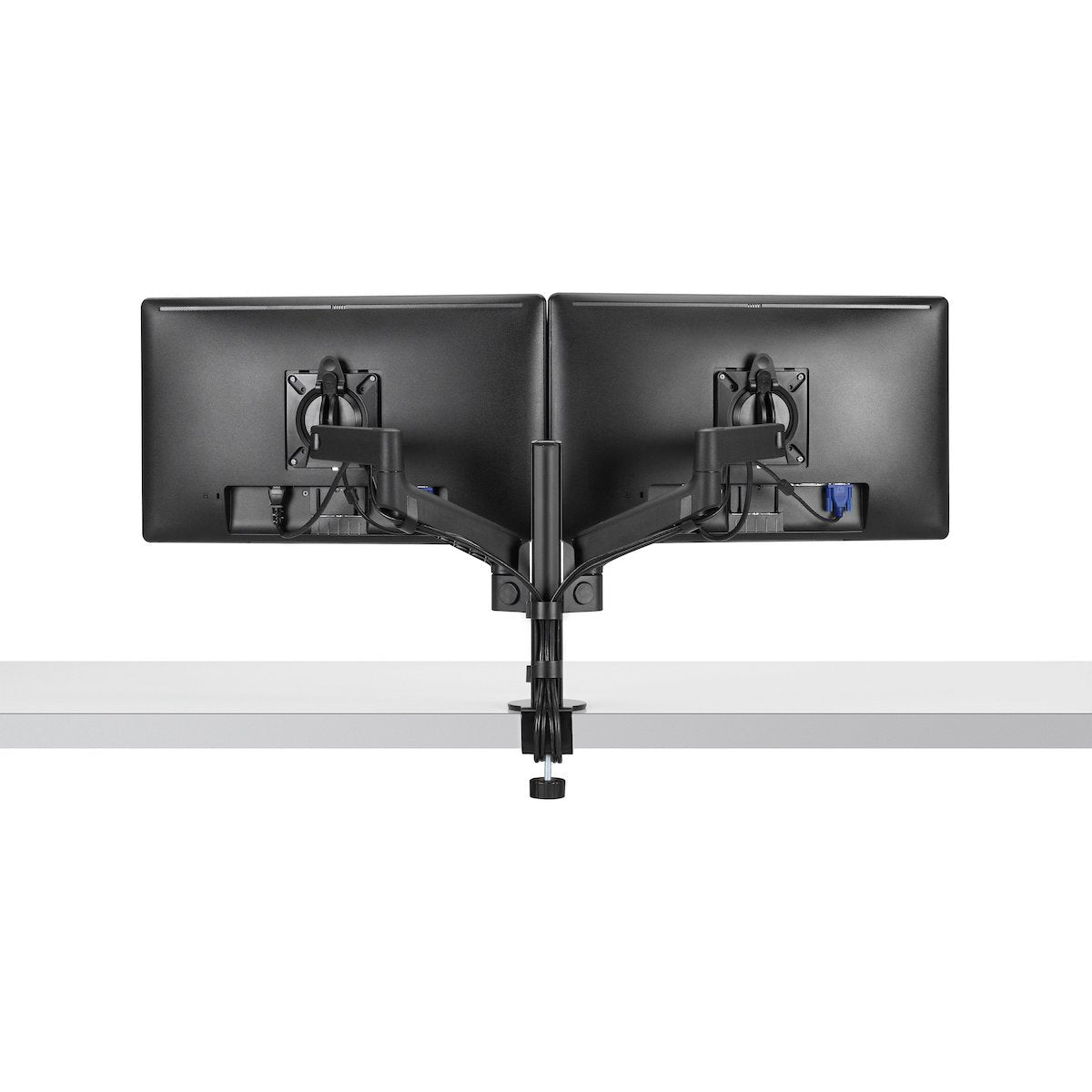 Colebrook Bosson Saunders Lima Dual Monitor Arm Accessories Colebrook Bosson Saunders Black  