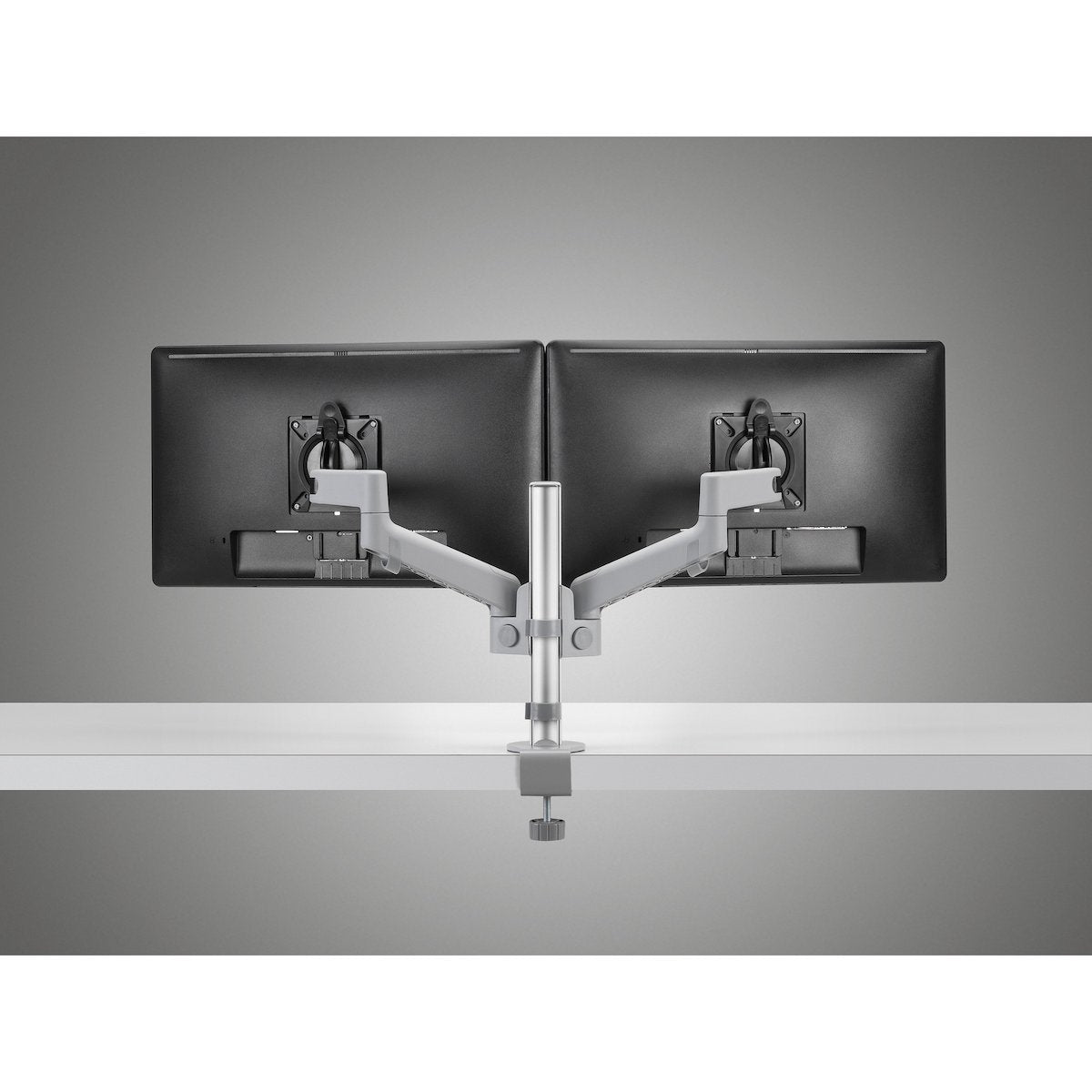 Colebrook Bosson Saunders Lima Dual Monitor Arm Accessories Colebrook Bosson Saunders Grey  