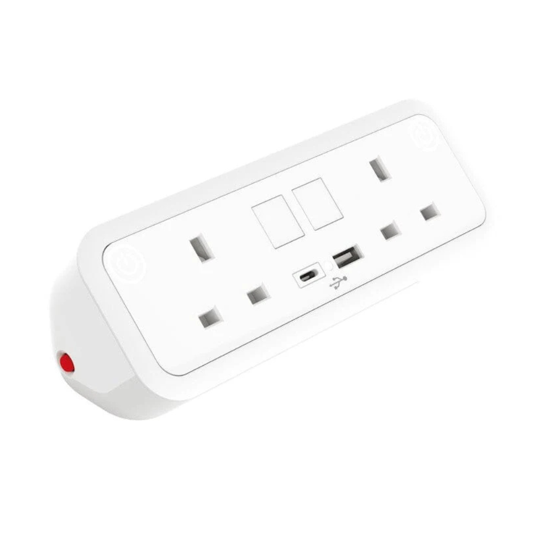 Sourcetec Uno with 2 Power and Dual Fast Charge USB A+C