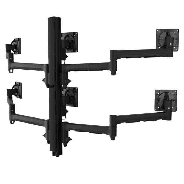 Atdec Hex Monitor Mount Accessories Atdec Black Heavy Duty F Clamp 