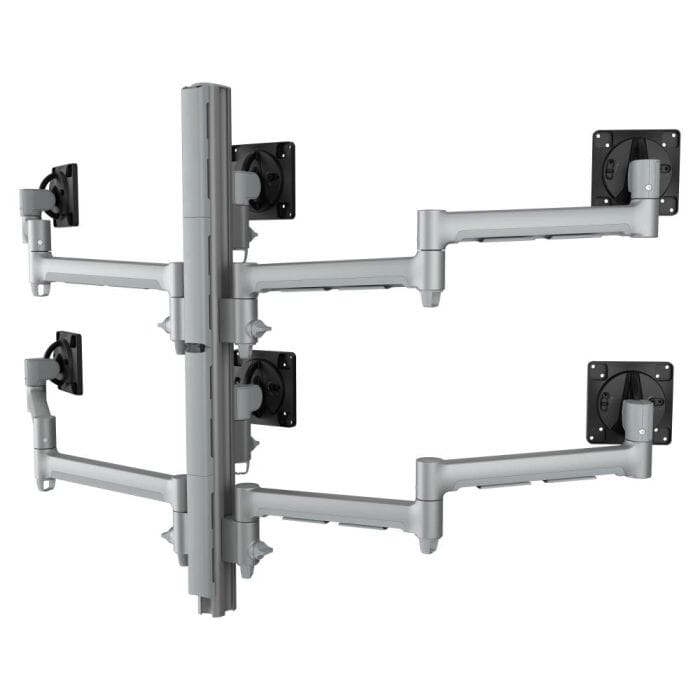 Atdec Hex Monitor Mount Accessories Atdec Silver Heavy Duty F Clamp 