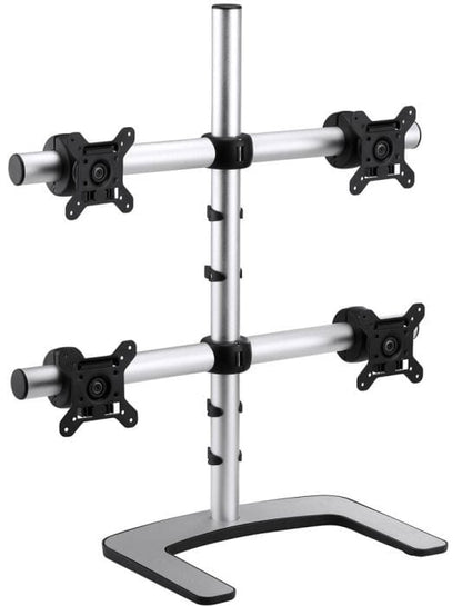 Atdec Quad or Triple Freestanding Mount Accessories Atdec Silver  